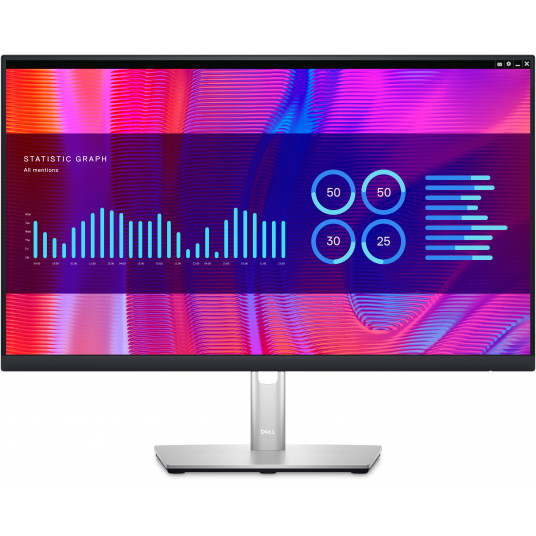  Dell USB-C Hub Monitor P2423DE 23.8 ", IPS, QHD, 2560 x 1440, 16:9, 5 ms, 300 cd/m², Black, 60 Hz, HDMI ports quantity 1 