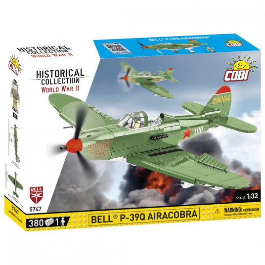 COBI 5747 Historical Collection WWII BELL P-39Q Airacobra 380 Pads