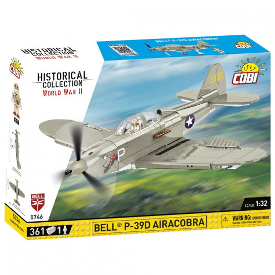 COBI 5746 Historical Collection WWII BELL P-39D Airacobra 361 Pads