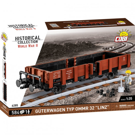 COBI 6285 Trains Guterwagen type OMMR 32 LINZ 584 pads