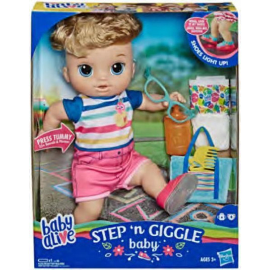 Baby Alive Step n Giggle Boy (Blonde) E5244 HASBRO