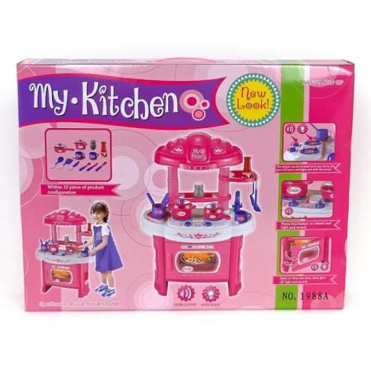 Kitchen set + accessories box 185890 ADAR