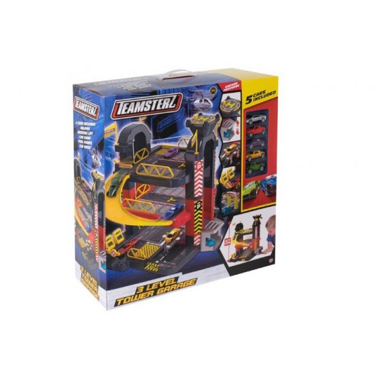 3-storey garage + 5 racing cars TEAMSTERZ 1416475 p3