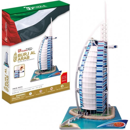 CUBIC FUN 3D DĖLIONĖ MC101H (306-20101) BURJ AL ARAB