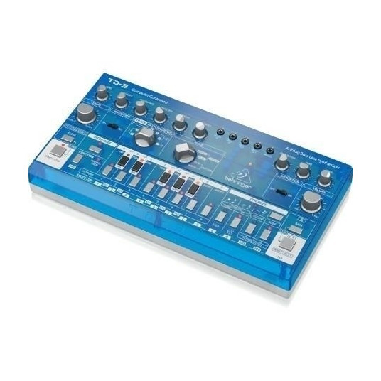 Behringer TD-3-BB Syntezator linii basowej niebieski przeźroczysty