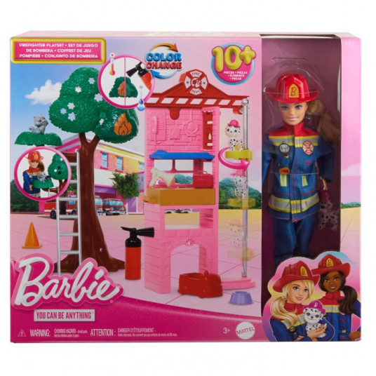 Doll Barbie Firefighter with accesories