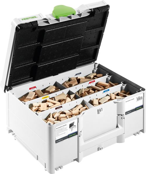 DOMINO buko medienos kaiščių rinkinys FESTOOL DS 4/5/6/8/10 1060 BU 576794