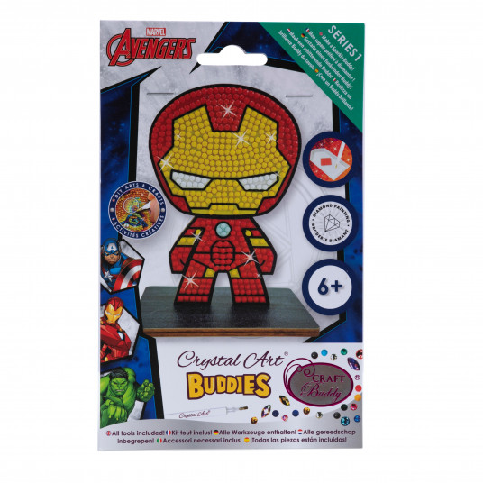 MARVEL CRYSTAL ART Figūrėlė „Geležinis žmogus“