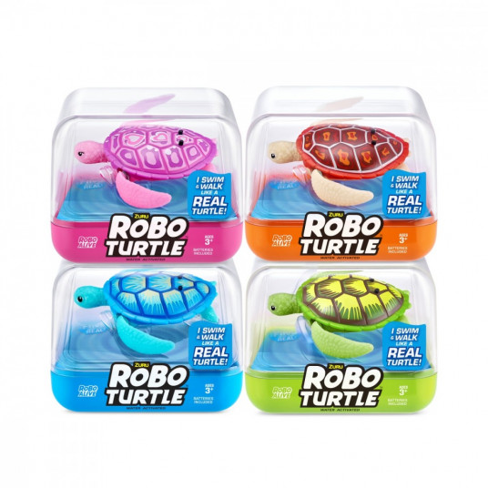 Interactive figure Robo Turtle cartoon 48 pcs