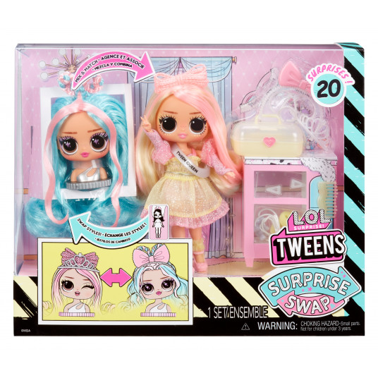 L.O.L. SURPRISE SWAP Lėlytė TWEENS FASHION, 25 cm