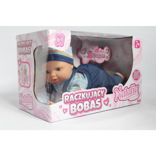 Doll Natalia baby crawling blue 32cm 121630 ARTYK price for 1 pc