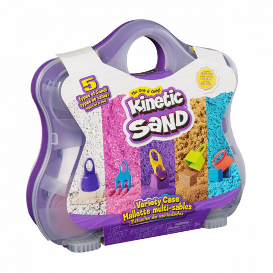 Kinetic Sand in a suitcase