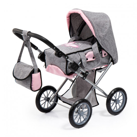 Bayer Doll Deep Stroller City Star grey 13633AA