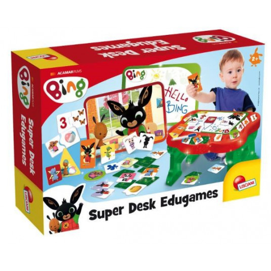 PROMO BING Educational desk, blackboard puzzle games 75874 FOX