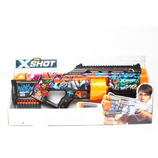 ZURU X-SHOT Skins Last Launcher16st 36518B 39286