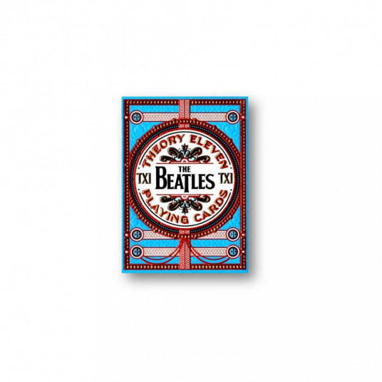 The Beatles cards, blue deck