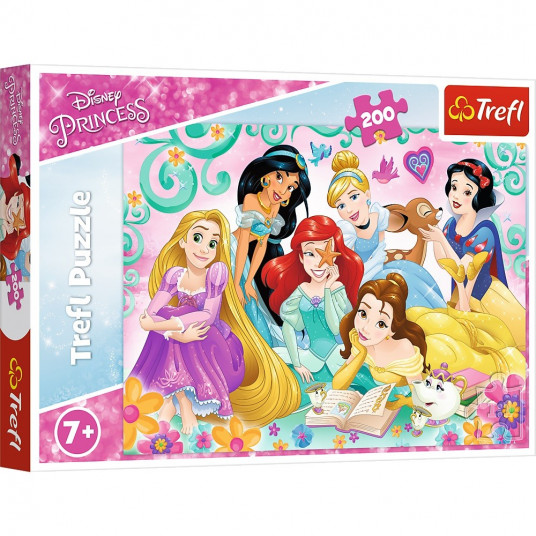 Puzzle 200 elements The happy world of princesses