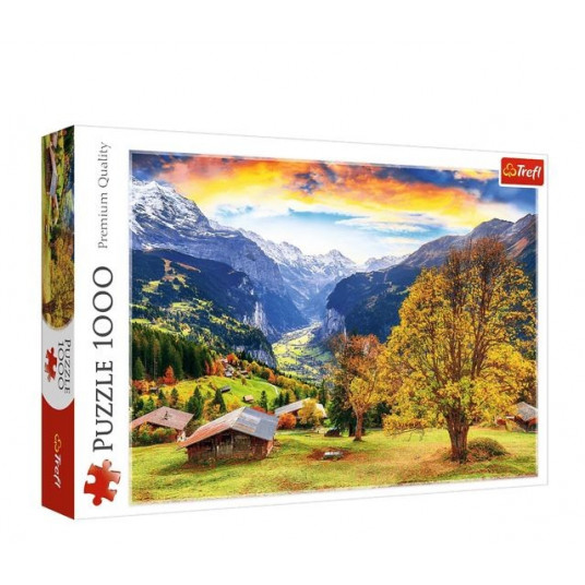 Puzzle 1000 pieces A pictures que alpine village