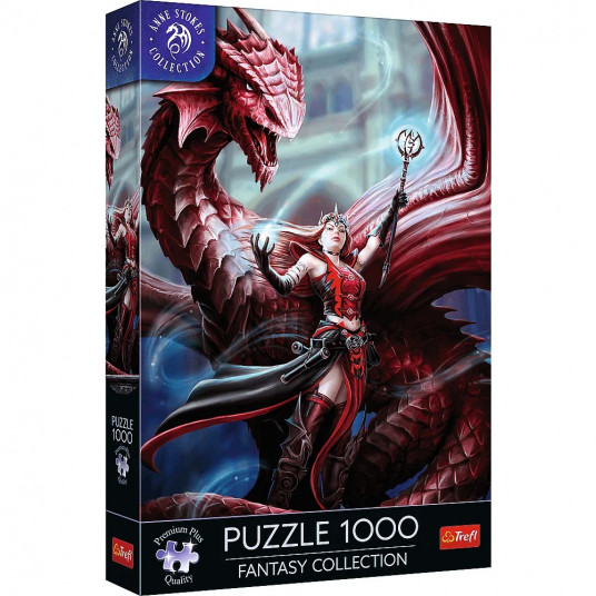 Puzzle 1000 elements Scarlet Mage Anne Stokes