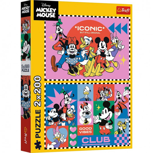 Puzzle 2x200 elements Time with friends Miki Donald