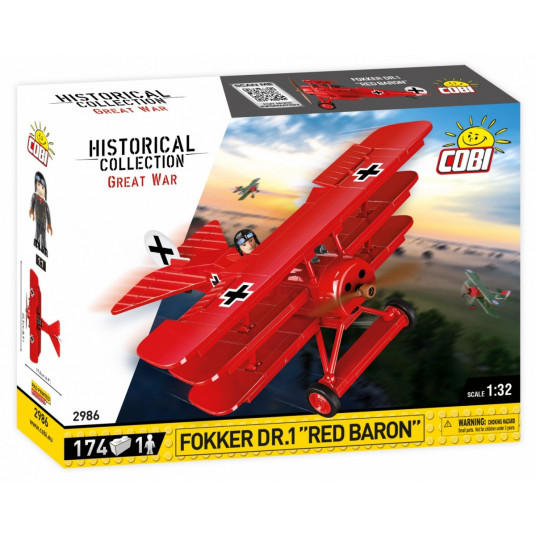 Blocks Fokker Dr.1 Red Baron