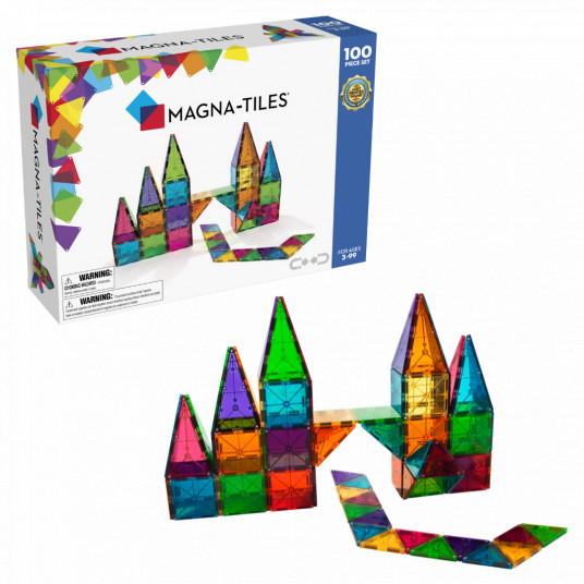 MAGNA-TILES Konstruktorius „Spalvos“, 100 det.