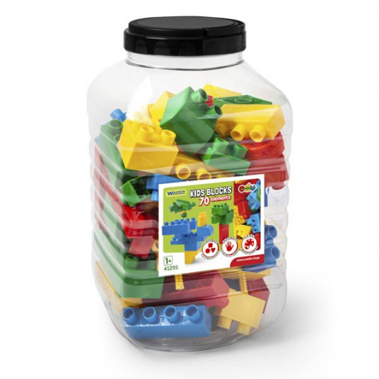 Wader Kids Blocks in a container 70 pcs