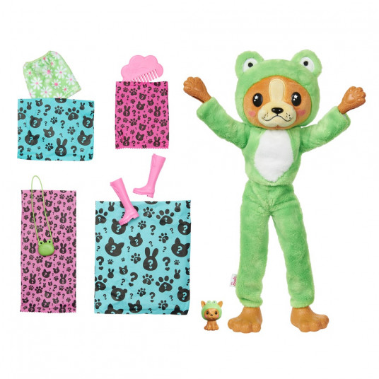 Barbie Doll Cutie Reveal Frog Dog HRK24 MATTEL
