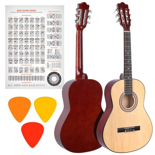 NN BD 36 3/4 Classical Guitar for Learning NATURAL