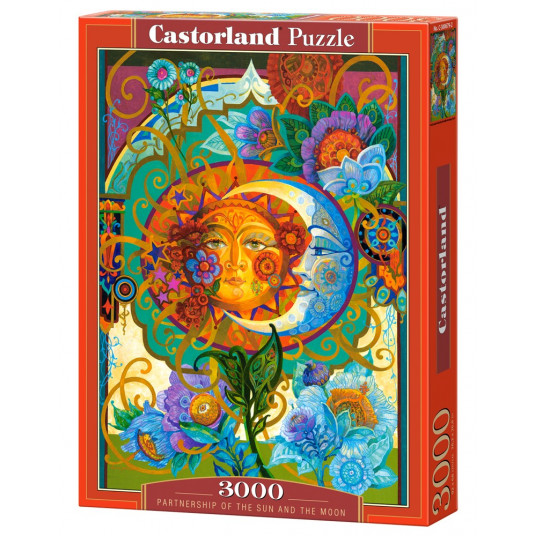 Puzzle 3000 elements Partnership of the Sun and Moon