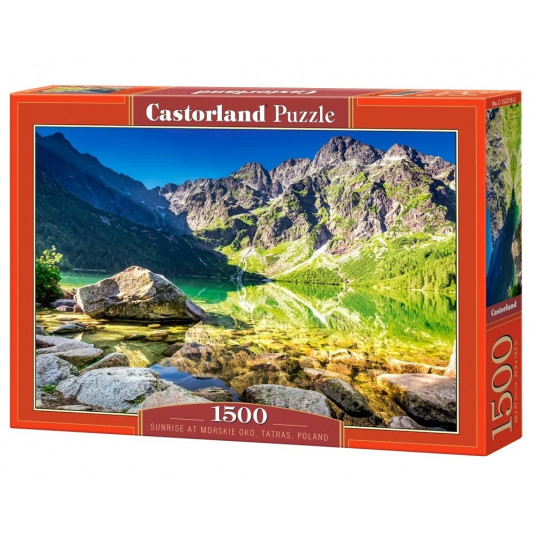 Puzzle 1500 elements Sunrise at Morskie Oko Tatras Poland