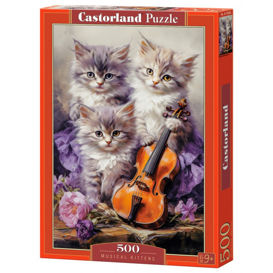 Puzzle 500 elements Musical Kittens