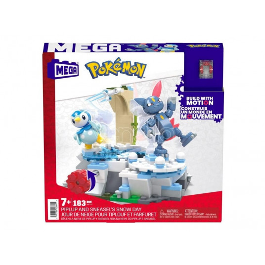 Mega Bloks Pokemon Sniego diena Piplupa Hkt20 Pud6