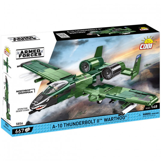 COBI 5856 Armed Forces U.S. Army A-10 THUNDERBOLT II WARTHOG 667 Ground Attack Aircraft
