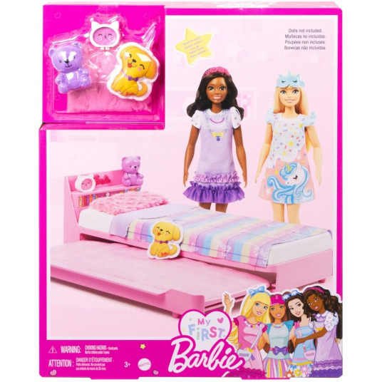 MANO PIRMASIS BARBIE MIEGAMOJO KOMPLEKTAS HMM64