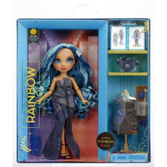MGA Rainbow High Fantastic Fashion Doll Skyler Bradshaw - Blue p3 587378