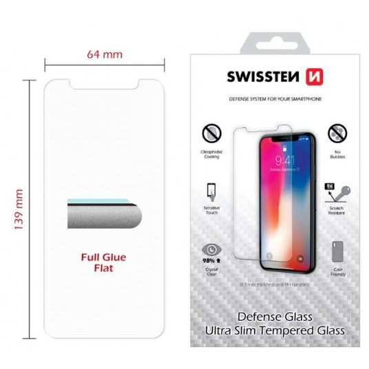 Swissten Tempered Glass Premium 9H Screen Protector Apple iPhone XR
