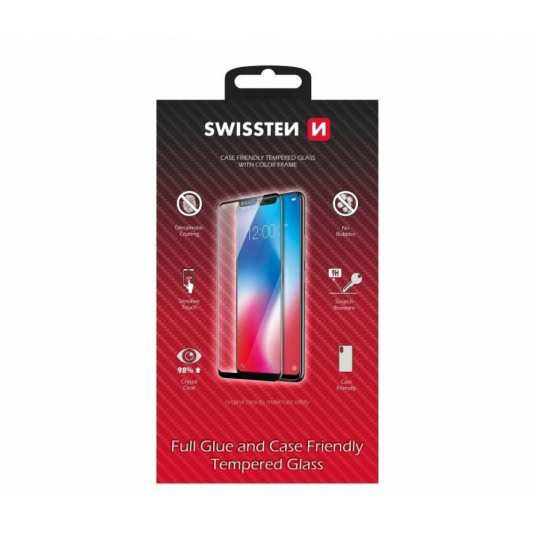  Swissten Full Face Tempered Glass for Apple iPhone 15 Pro 