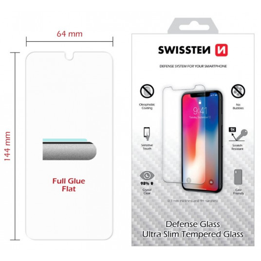 Swissten Ultra Slim Tempered Glass Premium 9H Screen Protector Samsung Galaxy A41