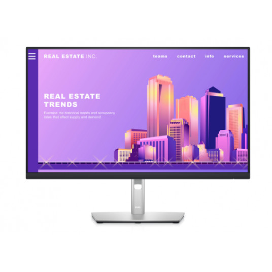  Dell LCD P2722H 27 ", IPS, FHD, 1920 x 1080, 16:9, 5 ms, 300 cd/m², Silver, HDMI ports quantity 1, 60 Hz 