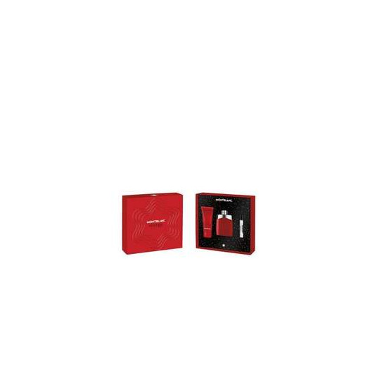 Mont Blanc Legend Red Gift set EDP 100 ml, miniature EDP 7.5 ml and shower gel 100 ml, 100ml