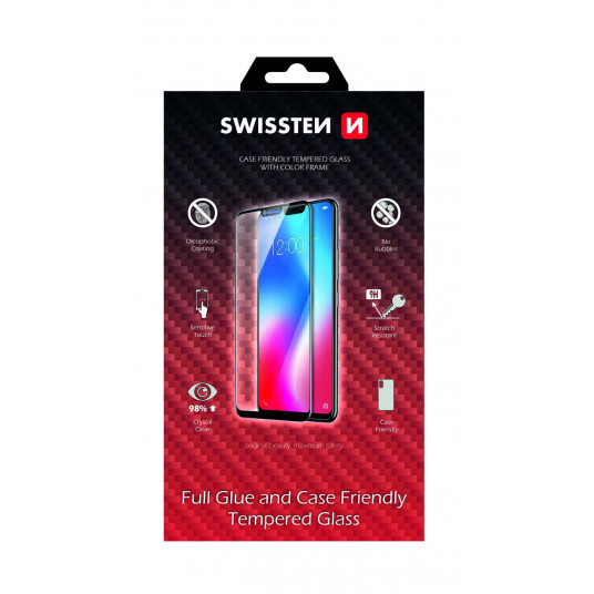  Swissten Full Face Tempered Glass Samsung Galaxy A33 5G Black 