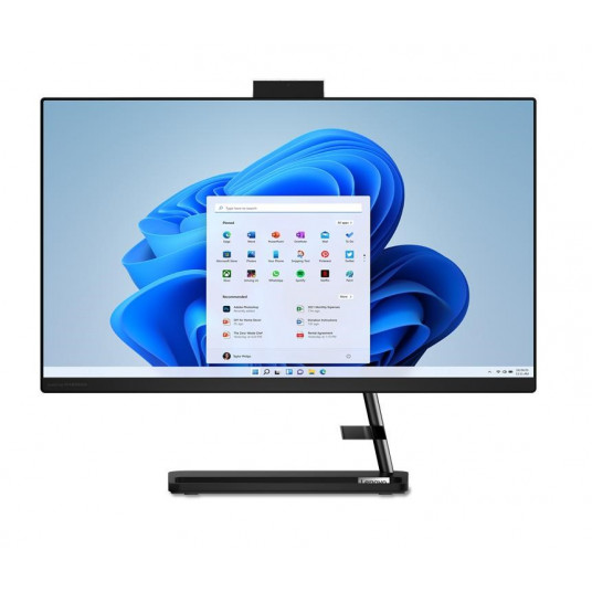  Lenovo IdeaCentre AIO 3 24IAP7 i5-12450H 23.8" FHD IPS 250nits AG 16GB DDR4 3200 SSD1TB Intel UHD Graphics NoOS Black 