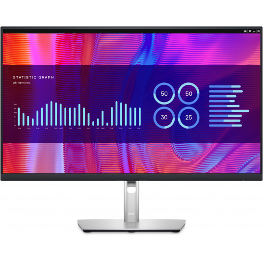  Dell USB-C Hub Monitor P2723DE 27 ", IPS, QHD, 2560 x 1440, 16:9, 5 ms, 350 cd/m², Black, 60 Hz, HDMI ports quantity 1 