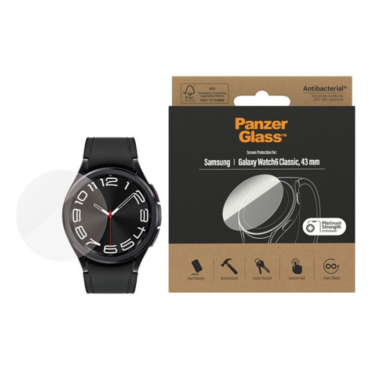  PanzerGlass Samsung Galaxy Watch6 43mm AB (Transparent) 