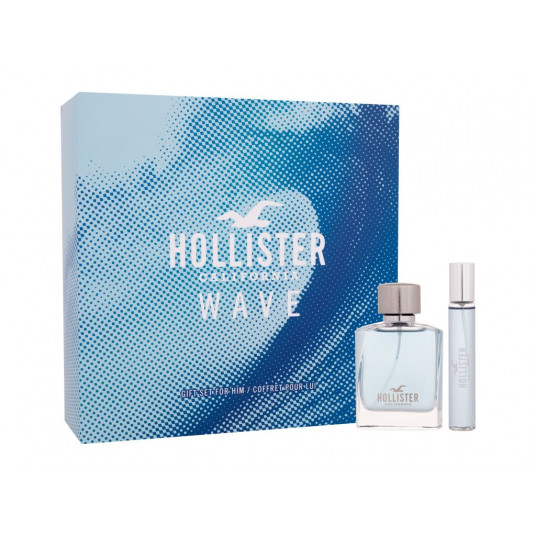 Eau de Toilette Hollister Wave, 50ml, Rinkinys