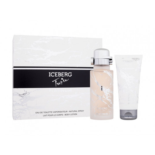 Eau de Toilette Iceberg Twice Platinum, 125ml, Rinkinys