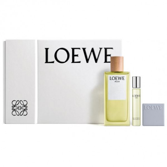  Set Agua Loewe Edt 150ml Mini 20ml 