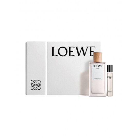  Set Agua Loewe Mar De Coral Edt 150ml Mini 20ml 