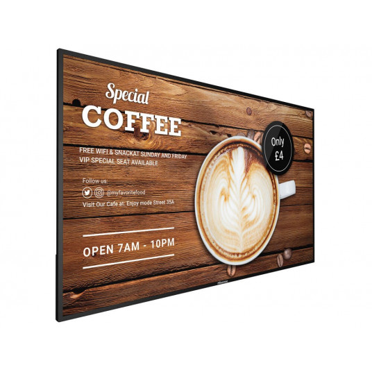  Hisense 86B4E30T ženklų ekranas Skaitmeninis informacinis plokščias ekranas 2,18 m (86") 4K Ultra HD Juoda Integruotas procesorius Android 8.0 